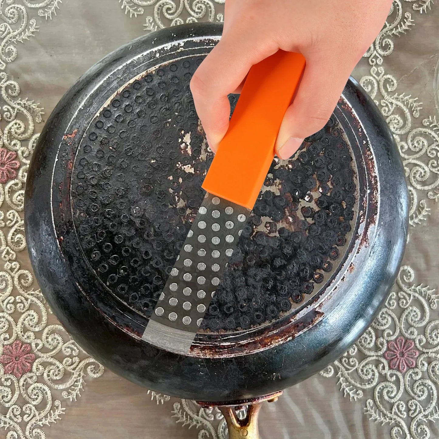 Stainless Steel Faucet Cleaner for Kitchen & Home Use