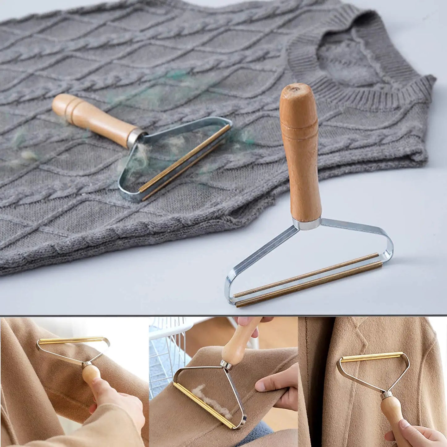 فرشاة إزالة الوبر القابلة لإعادة الاستخدام لإزالة وبر الشعر من أي سطح
