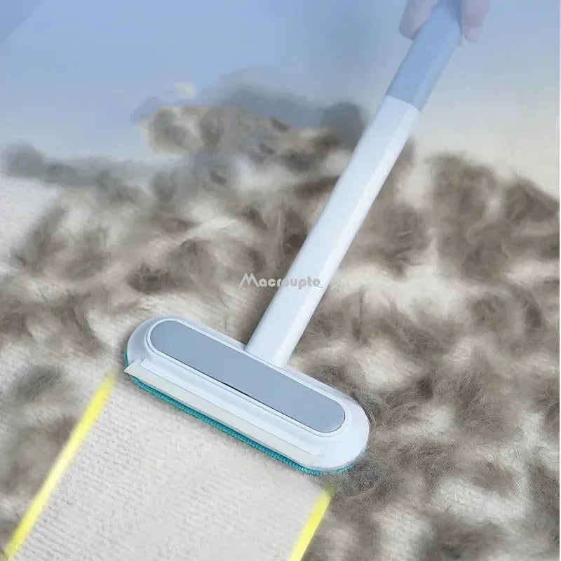 Reusable Manual Fur Brush Cleans Carpets Beds Pet Areas