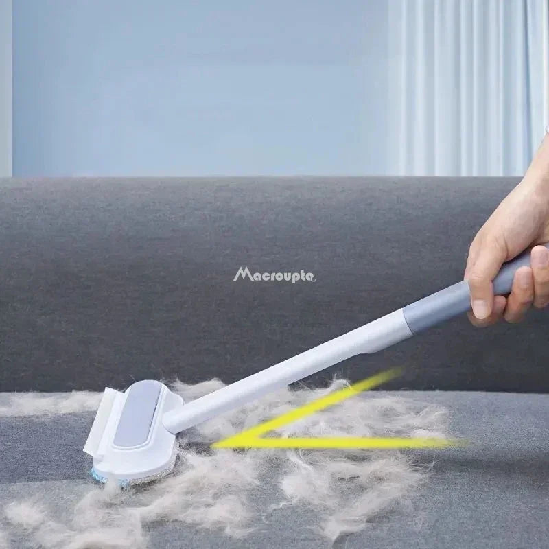 Reusable Manual Fur Brush Cleans Carpets Beds Pet Areas