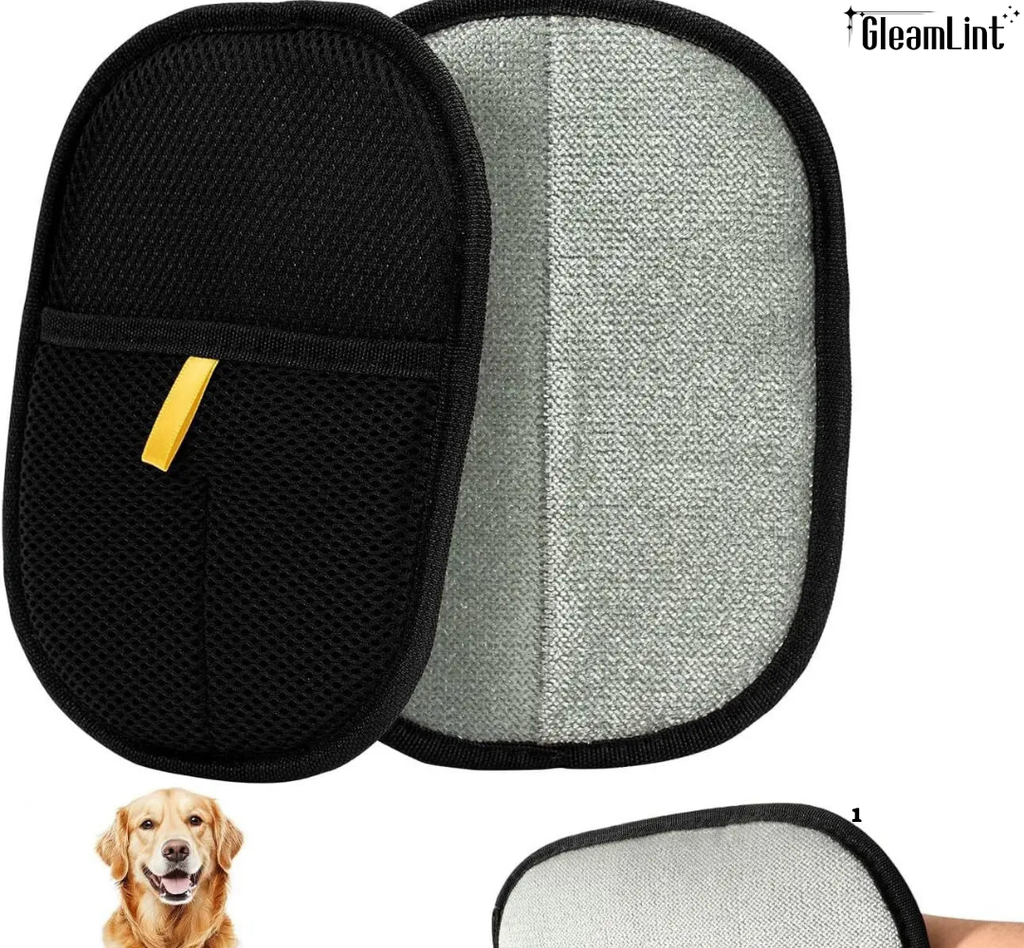GleamLint™ Magnetic Grooming Glove for Pet Fur