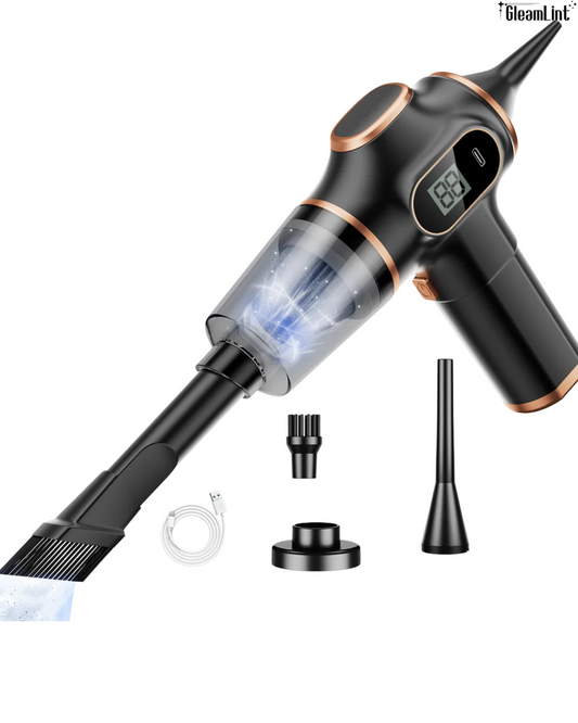 Cordless Vacuum Cleaner – High-Power for Home & Car with LED Display