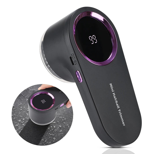 Smart Fabric Lint Remover – Rechargeable Pill Shaver with LED Display